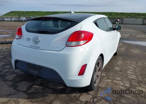 2014 Hyundai Veloster Base W/Gray from USA, damaged, VIN KMHTC6AD0EU199510